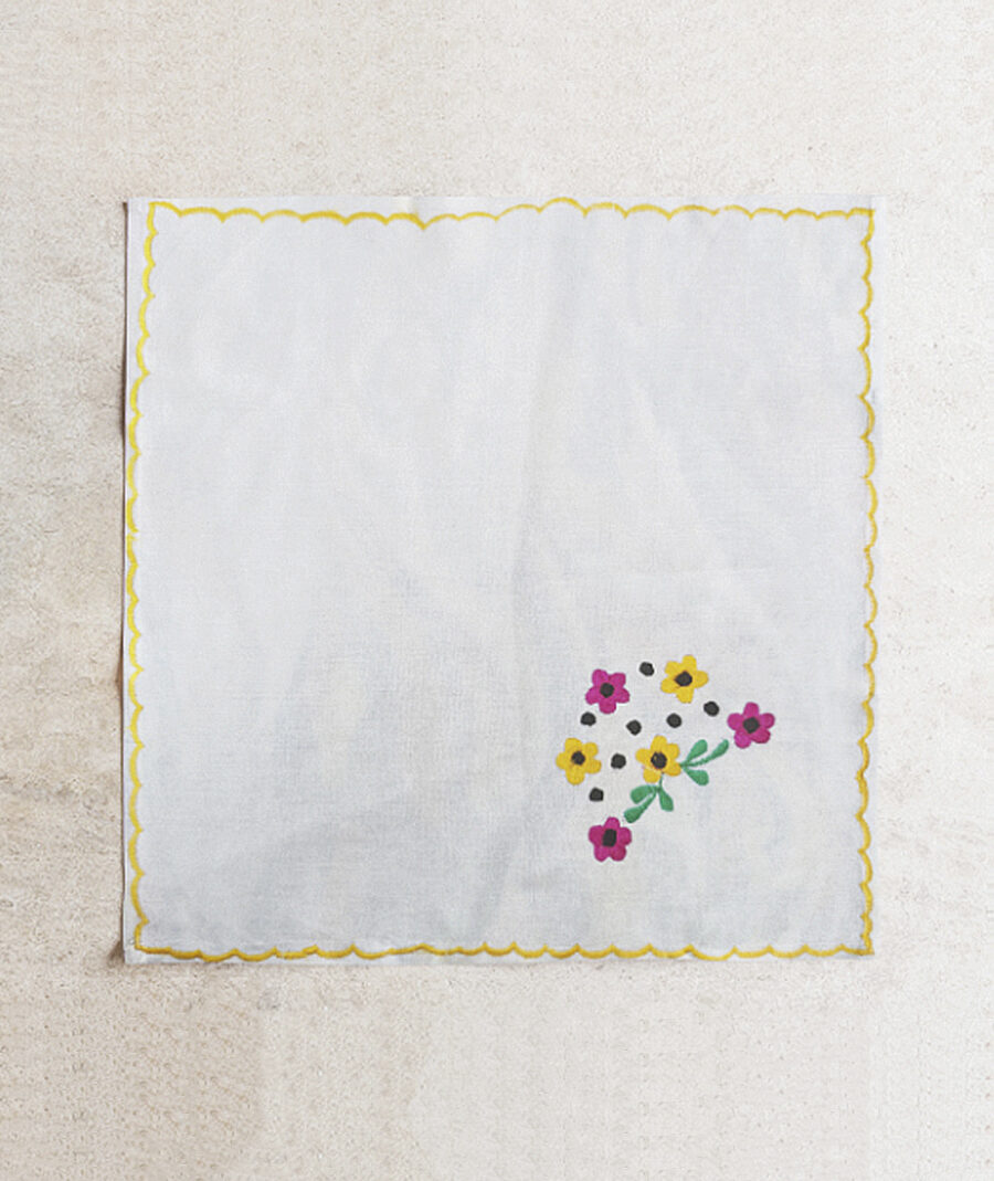 Tutli Putli Floral Luxurious Embroidered Designer Table Napkin - Image 2