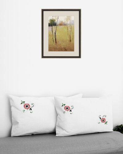 Tutli Putli 2-Piece Handcrafted Luxurious White Pillow Shams