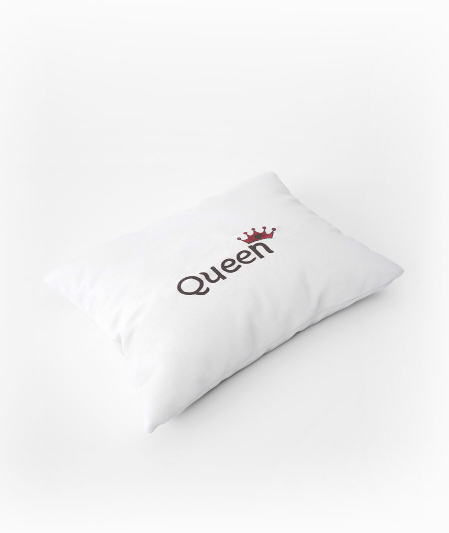 Tutli Putli 2-Piece Embroidered Luxurious White Pillow Shams - Image 3